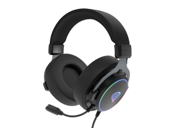 Casti audio Casti cu fir Genesis Neon 764 negru 