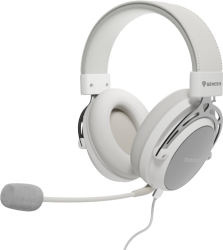 Casti audio Casti cu fir Genesis Toron 301 alb 