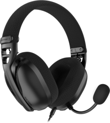 Casti audio Casti cu fir Hator Hyperpunk 3 USB negru 