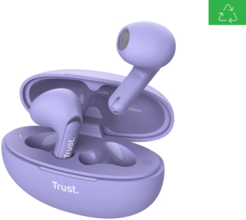 Casti audio Casti Trust Yavi wireless earph. violet 
