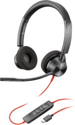 Casti audio Poly BW 3320 Stereo -M USB-C HS +USB-C/A 