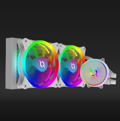 Coolere Procesor CPU Cooler Aquarius 240 AIO White ARGB