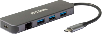Docking stations DLINK 5-IN-1 USB-C HUB DUB-2334 