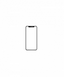 Geam sticla cu OCA Apple iPhone XR Negru Service Pack 