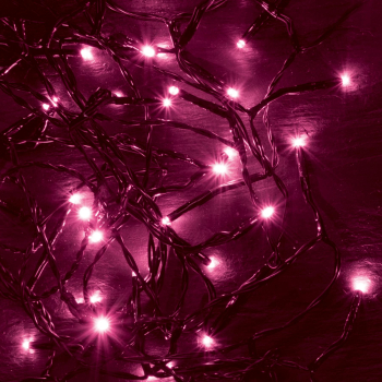 Ghirlanda Cu Led-uri Pt Interior Pink 50 Led 