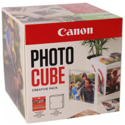 Hartie foto CANON PP-201 5x5 Photo cube White