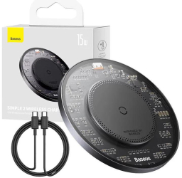Incarcatoare telefoane Incarcator WS Baseus Simple Qi 15W negru 