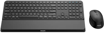Kit mouse tastatura Kit Philips SPT6607 wireless negru 