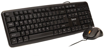 Kit mouse tastatura KIT Spacer cu fir SPDS-S6201 