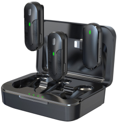 Microfon Profesional Wireless Devia Lightning Negru 