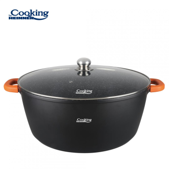 Oale si cratite SEMIOALA AL+CAPAC 44X19 CM 23L DARK LINE 