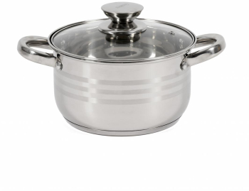 Oale si cratite SEMIOALA INOX+CAPAC 18X10.5CM 2.5L MYRA 