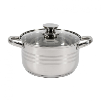 Oale si cratite SEMIOALA INOX+CAPAC 20X11.5CM 3.5L MYRA 