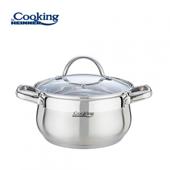 Oale si cratite SEMIOALA INOX+CAPAC 22X12.5CM 4.7L AMIRA 