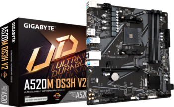 Placi de baza MB GIGABYTE A520M DS3H V2 AM4 