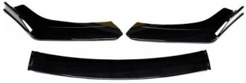 Prelungire bara fata Brabus Design negru lucios 3 piese 