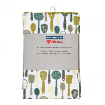 Prosoape Bucatarie SET 3 PROSOAPE VERZI BUCATARIE USTENSILE 