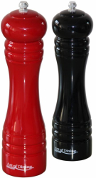 Rasnite & dozatoare condimente SET 2 RASNITE S&P 20 CM ROSU+NEGRU 