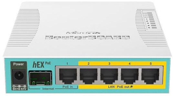 Routere MC HEX POE 5PORT GIGABIT ETHERNET ROUTER 