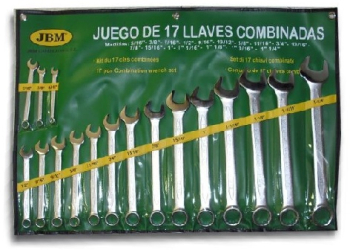 Set De 17 Chei Combinate In Toli Jbm 