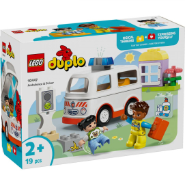 Seturi de constructie AMBULANTA SI SOFER LEGO 10447 