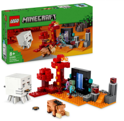 Seturi de constructie AMBUSCADA IN PORTALUL NETHER LEGO 21255 