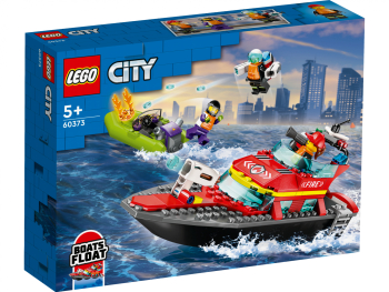 Seturi de constructie BARCA SALVARE A POMPIERILOR LEGO 60373 