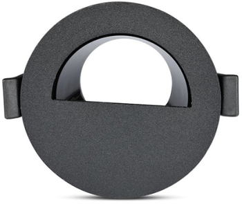 Spot Incastrabil GU10 - Negru din Aluminiu/IP20-Ø 83mm-0.083kg 