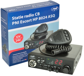 Statie Radio Cb Pni Escort Hp 8024 12/24V Cu Asq Reglabil 