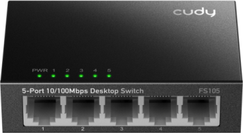 Switch-uri CUDY 5-Port 10/100 Mbps Metal Switch 
