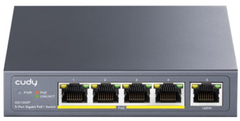 Switch-uri CUDY 5-Port Gigabit PoE+ Switch 60W 
