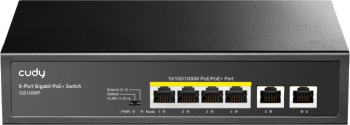 Switch-uri CUDY 6-Port Gigabit PoE+ Switch 65W