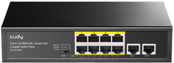 Switch-uri CUDY 8-Port 10/100M PoE+ Switch 2 Gigabi 
