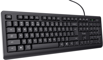 Tastaturi Tastatura cu fir Trust negru