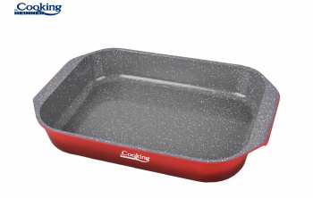 Tavi copt TAVA INALTA ALUMINIU 39.5x26CM RED LINE 