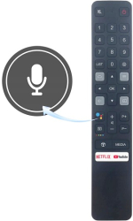 Telecomanda cu IR+Bluetooth pentru LCD/LED TCL THOMSON cu IR Netflix si Youtube 