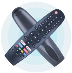 Telecomanda KNTECH pentru LED SMART-TECH cu cu functii YouTube Netflix prime video si Google Play 