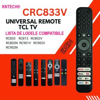 Telecomanda universala pentru LCD/LED TCL 2023 C745 C845 RC933 RC813 RC802 RC803 RC901 RC902 