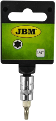 Tubulara 1/4 Cu Bit Torx T10 Jbm 