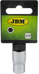 Tubulara Hexagonala Cromata 3/8 13 Mm Jbm 