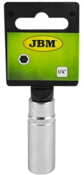 Tubulara Hexagonala Lunga 50Mm Cromata 1/4 5 Mm Jbm 
