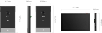 Video KIT VIDEOINTERFON SMART HOME 2MP 