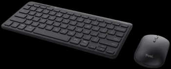 Kit tastatura si mouse wireless Trust Lyra USB/Bluetooth 1600 dpi Negru