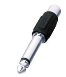 Adaptor Audio Mono Tata 6 3 Mm-rca Mama 