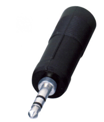 Adaptor Jack Stereo Ø 3 5 Mm Tata &ndash Jack Stereo Ø 6 3 Mm Mama 