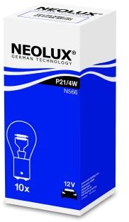 Bec Stop Frana 12V P21/4W Baz15D Set 10 Buc Neolux 