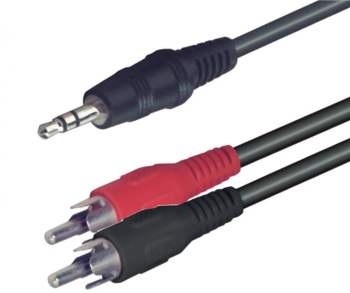Cablu Audio Mufa Stereo Metalic 3 5 Mm - 2 Prize Rca 5 M 