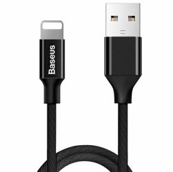 Cablu de incarcare USB pentru dispozitive Apple iPhone rapid si durabil. 