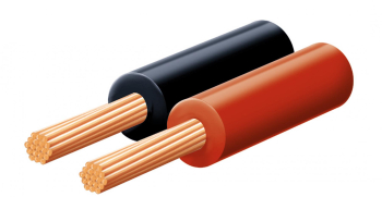 Cablu Pentru Difuzor Rosu-negru 2x0 15 Mm 100 M/rola 