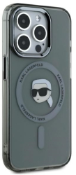 Carcasa pentru telefon Karl Lagerfeld Profesional Black pentru iPhone 